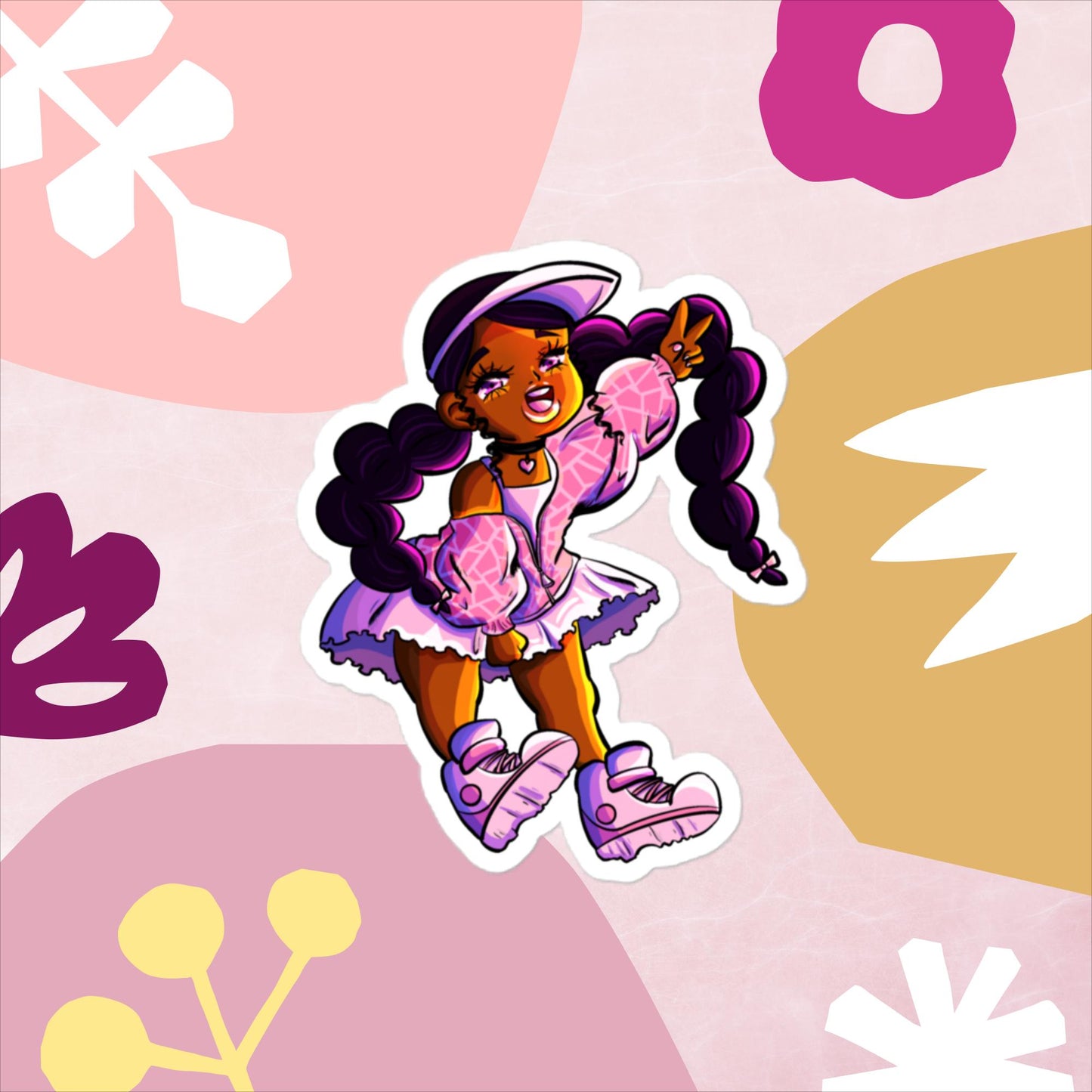 Adorable Girl Stickers